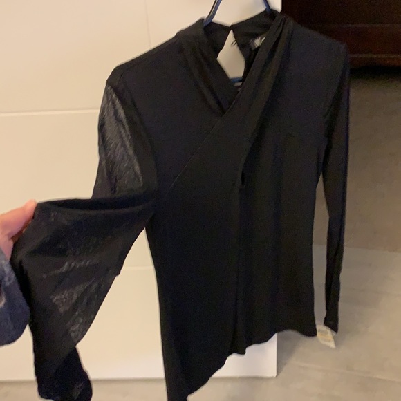 INC black shirt NEW with tags ! M - Picture 2 of 8